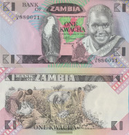 Sambia Pick-number: 23b Uncirculated 1988 1 Kwacha - Zambie