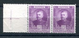 RC 22929 MONACO COTE 20€ N° 68g VARIETE PAPIER FILIGRANÉ TENANT A NORMAL NEUF ** MNH - Unused Stamps