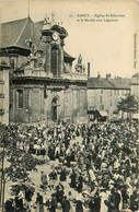 Nancy * Place De L'église St Sébastion * Le Marché Aux Légumes * Marchands Foire - Nancy