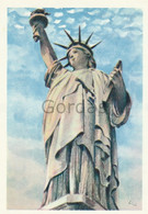 Germany - Fritz Homann AG - Dissen - Serienblider "Geschichte Unserer Welt" - USA - New York City - Statue Of Liberty - Ellis Island