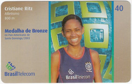BRASIL P-939 Magnetic BrasilTelecom - Sport, Olympic Medal Winner - Used - Brasil
