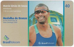 BRASIL P-942 Magnetic BrasilTelecom - Sport, Olympic Medal Winner - Used - Brasil
