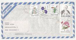 Argentina Air Mail Letter Cover Posted 1987 To Germany B220510 - Briefe U. Dokumente