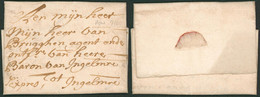 Précurseur - LAC Datée De Sint-Eloois-Vijve 14/4/1732 > Ingelmunster + Manuscrit "Expres". Superbe ! - 1714-1794 (Pays-Bas Autrichiens)