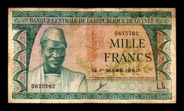 Guinea 1000 Francs 1960 Pick 15 BC F - Guinee