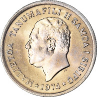 Monnaie, Samoa, 5 Sene, 1974, SPL, Cupro-nickel, KM:14 - Samoa