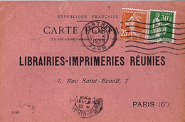 TYPE PAIX N° 280+235 SUR CARTE COMMERCIALE  DE CASTRES / 1937 - 1932-39 Peace