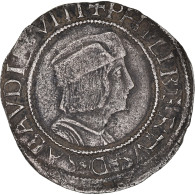 États Italiens, Philibert II, 1/2 Teston, Turin, Argent, TTB - Piemonte-Sardinië- Italiaanse Savoie