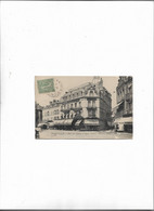 Carte Postale Ancienne Trouville (14) Lrue Des Bains Et Quai Vallée - Central Hotel - Trouville