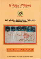 Belgique - Vente De La Collection P. Meyer - Maison Williame 2000 (avec Résultats) - Catalogues De Maisons De Vente