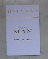 Carte Parfumée Bulgari Man Wood Essence - Modernes (à Partir De 1961)