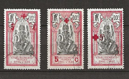 INDE 1915/16 . N°s 46 , 47 Et 48 . Oblitérés . - Used Stamps