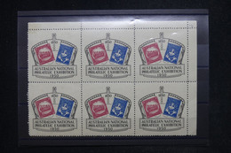 AUSTRALIE - Bloc De 6 Vignettes De L'Exposition Philatélique De 1950 - L 121621 - Mint Stamps