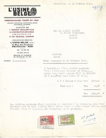 F71/Facture L'Usine Belge Organe Industrie Métallurgique,Electricité Constructions Méc. 1949 > Dumont Chimay TP Fiscaux - Electricity & Gas