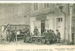 12 CURIERES   LE CAFE ROUCHON       REEDITION CPA EB 1970 - Other Municipalities