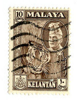 10494 Kelantan 1957 Scott # 77 Used OFFERS WELCOME! - Kelantan