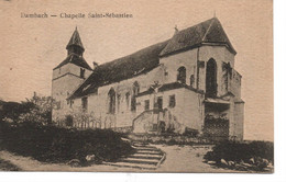 67 - Dambach - Chapelle Saint-Sébastien - Dos Divisé - Dambach-la-ville