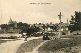 Pornic * Vue Du Calvaire Et Chemin Route - Pornic