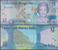 Kaimaninseln Pick-Nr: 38c Bankfrisch 2010 1 Dollar - Iles Cayman