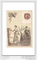 Carte Maximum Citex Centenaire Du Timbre Poste Francais Paris 1949 Avec 841 - 1940-49