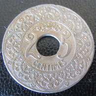 Maroc - Monnaie 25 Centimes Empire Chérifien 1921 - Morocco