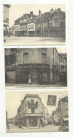 Cp, Reproduction, COMMERCE, Magasin, Pontivy, Reims, Paris, Vins, Confection, Café... , LOT DE 3 CARTES POSTALES - Negozi