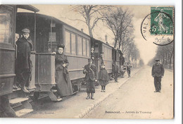 CPA 28 Bonneval Arrivée Du Tramway - Bonneval