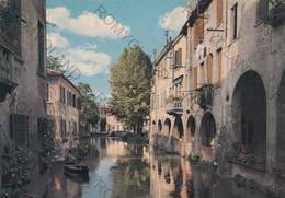 CARTOLINA  TREVISO,VENETO,SOTTOPORTICO BURANELLI,STORIA,MEMORIA,RELIGIONE,IMPERO ROMANO,BELLA ITALIA,VIAGGIATA 1980 - Treviso