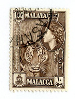 10519 Malacca 1957 Scott # 50 Used OFFERS WELCOME! - Malacca