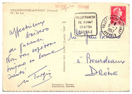 France Oblitérations Mécaniques Flammes Daguin - Carte - Maschinenstempel (Werbestempel)