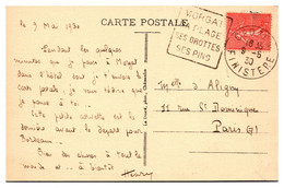 France Oblitérations Mécaniques Flammes Daguin - Carte - Oblitérations Mécaniques (flammes)