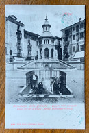 ACQUI - MONUMENTO DELLA BOLLENTE - VIAGGIATA A FOSSANO  NEL 1902 -  AA-221 - Alessandria