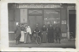 SURVILLIERS, Carte Photo Dépôt De Lait, Restaurant - Survilliers