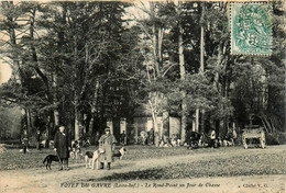 Le Gâvre * La Forêt * Le Rond Point Un Jour De Chasse à Courre * Vénerie - Le Gavre