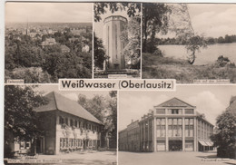 B2133) WEIßWASSER - Oberlausitz - HOG Waldhaus - Wasserturm - Jahnbad Konsum Kaufhaus ALT 25.11.1964 - Weisswasser (Oberlausitz)