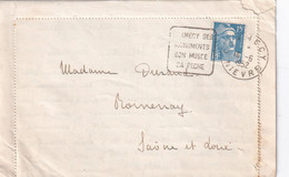 France Oblitérations Mécaniques Flammes Daguin - Enveloppe - Mechanical Postmarks (Advertisement)