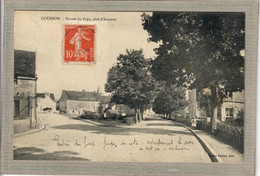 CPA - (89) COURSON - Aspect De L'entrée Du Pays Côté D'Auxerre En 1909 - Courson-les-Carrières