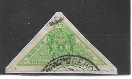 INDIA - BHOPAL 1941 1a 3p SG O346 FINE USED Cat £3.25 - Bhopal