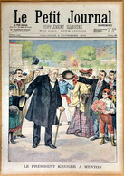 Le Petit Journal N°624 2/11/1902 Le Président Paul Krüger (Transvaal) à Menton/Saïgon M. Beau Gouverneur De L'Indo-Chine - Le Petit Journal