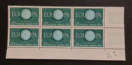 France 1960 Bloc De 6 Timbres  Neuf**  YV N° 1266 Europa - Ongebruikt