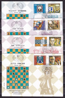 Yugoslavia 1995 World Chess Champions FDC - Lettres & Documents