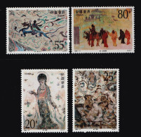 China 1992-11 The Dunhuang Murals,MNH**.Buddhism Music Instrument Dragon - Neufs