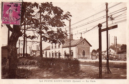 CPA De La FERTE SAINT AUBIN - La GARE. - La Ferte Saint Aubin