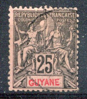 Guyane                 N° 23  Oblitéré - Usados