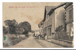 CPA 88 GOLBEY Rue De La Moselle La Coopérative - Golbey