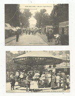 Cp, Reproduction, événement , FÊTE FORAINE , FÊTE DES LOGES, LOT DE 2 CARTES POSTALES - Autres & Non Classés