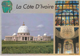 Cote D Ivoire Yamoussokro Basilique Vitraux Et Autel édition ?? - Côte-d'Ivoire