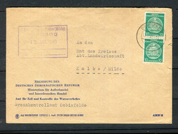DDR / 1968 / Dienstbrief Abs. "Regierung Der DDR, Grenzkontrollamt Oebisfelde" Nach Kalbe/Milde (D009) - Covers