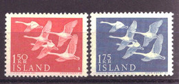 IJsland / Iceland / Island 312 & 313 MNH ** (1956) - Ungebraucht