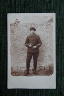 MILTARIA - Carte Photo D'un Soldat - Personajes